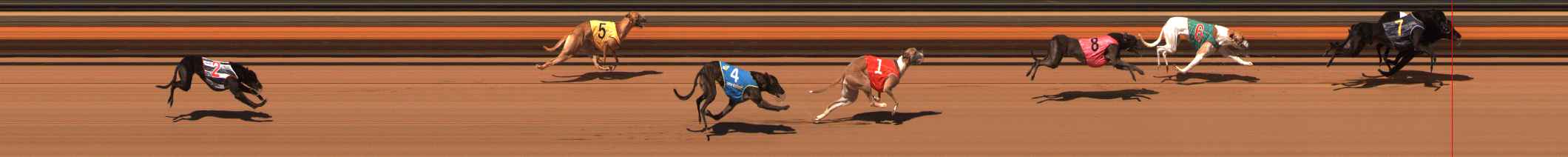 Race result finish photo